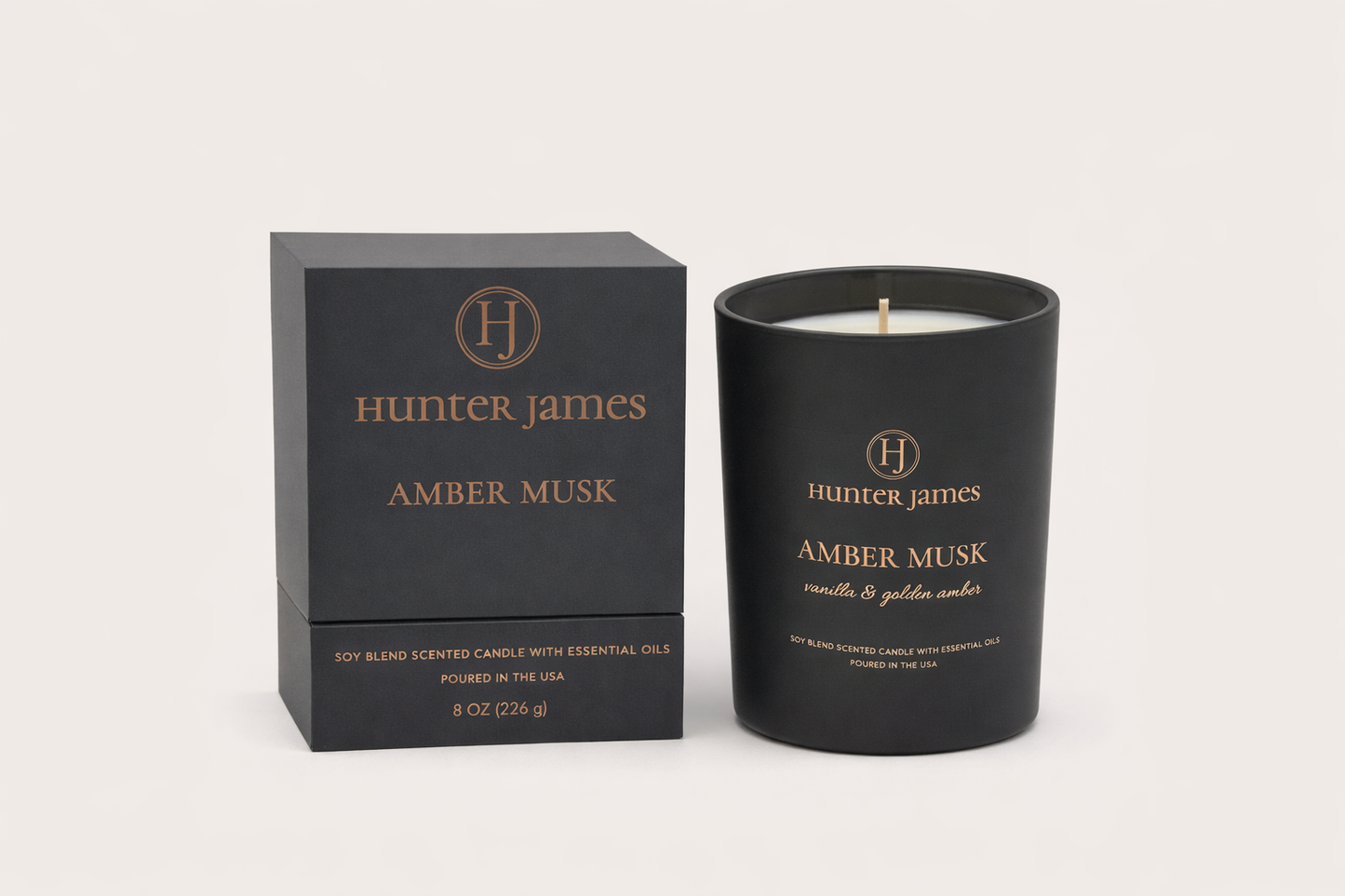 Amber Musk Candle