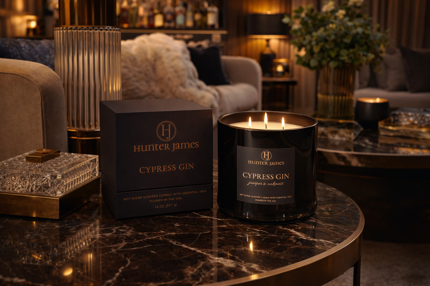 Cypress Gin Candle