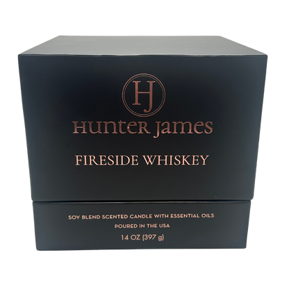 14oz Fireside Whiskey Soy Candle